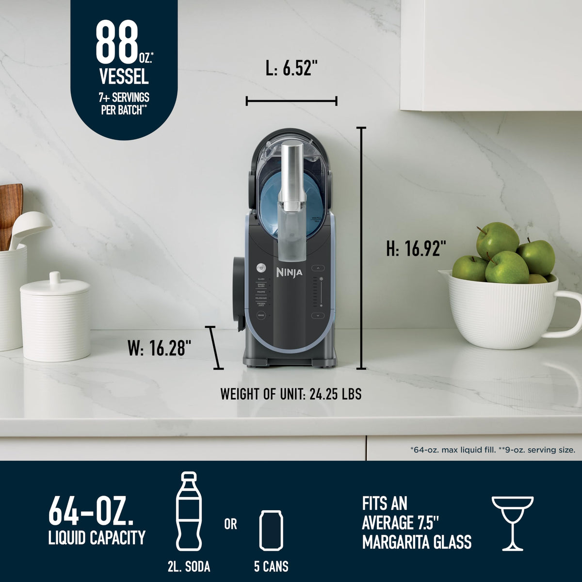 Professional Drink Maker, 7+ Servings, Black, FS301